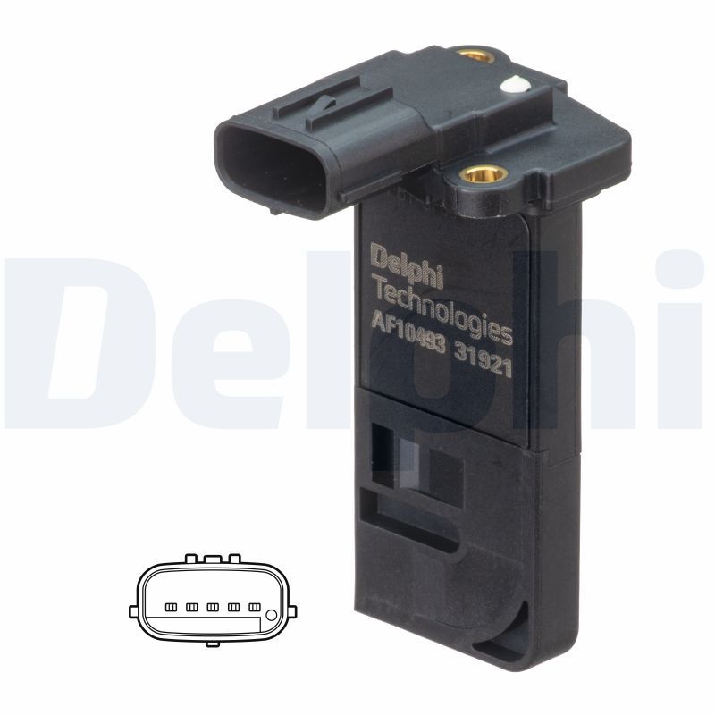 DELPHI AF10493-12B1 Mass Air Flow Sensor