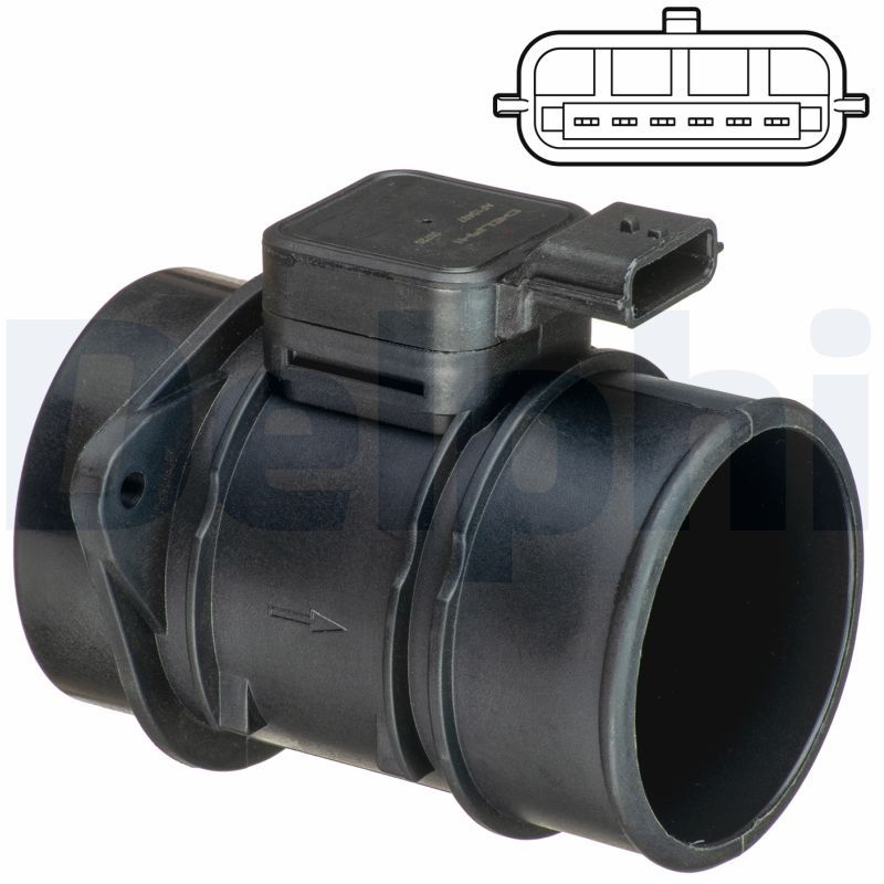 DELPHI AF10497-12B1 Mass Air Flow Sensor