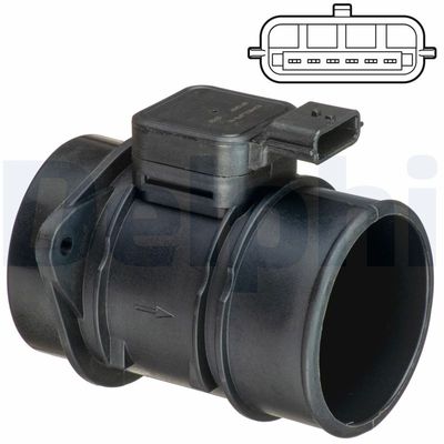Mass Air Flow Sensor DELPHI AF10497-12B1
