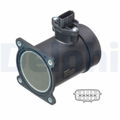 Mass Air Flow Sensor DELPHI AF10501-12B1
