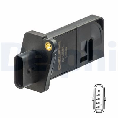 Mass Air Flow Sensor DELPHI AF10504-12B1