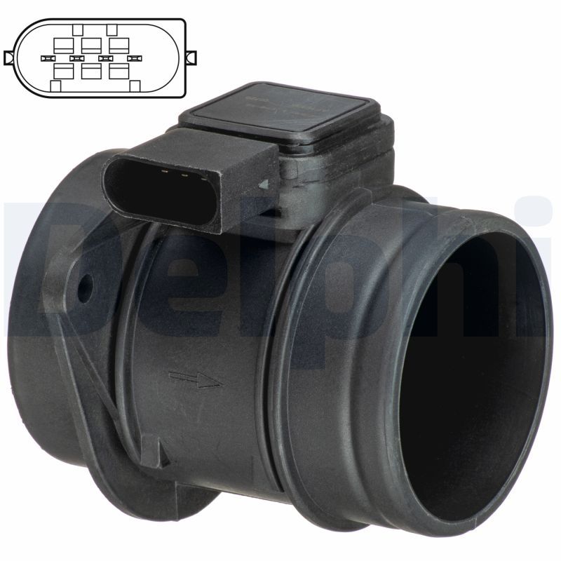 DELPHI AF10505-12B1 Mass Air Flow Sensor