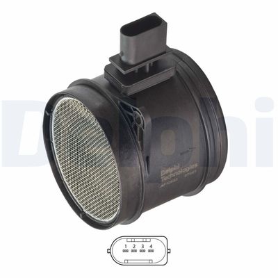 Mass Air Flow Sensor DELPHI AF10533-12B1