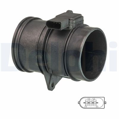 Mass Air Flow Sensor DELPHI AF10630-12B1
