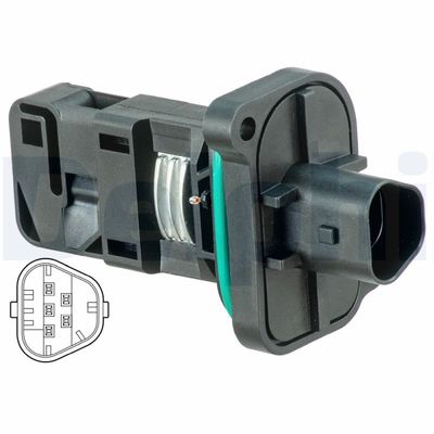 Mass Air Flow Sensor DELPHI AF10645-12B1