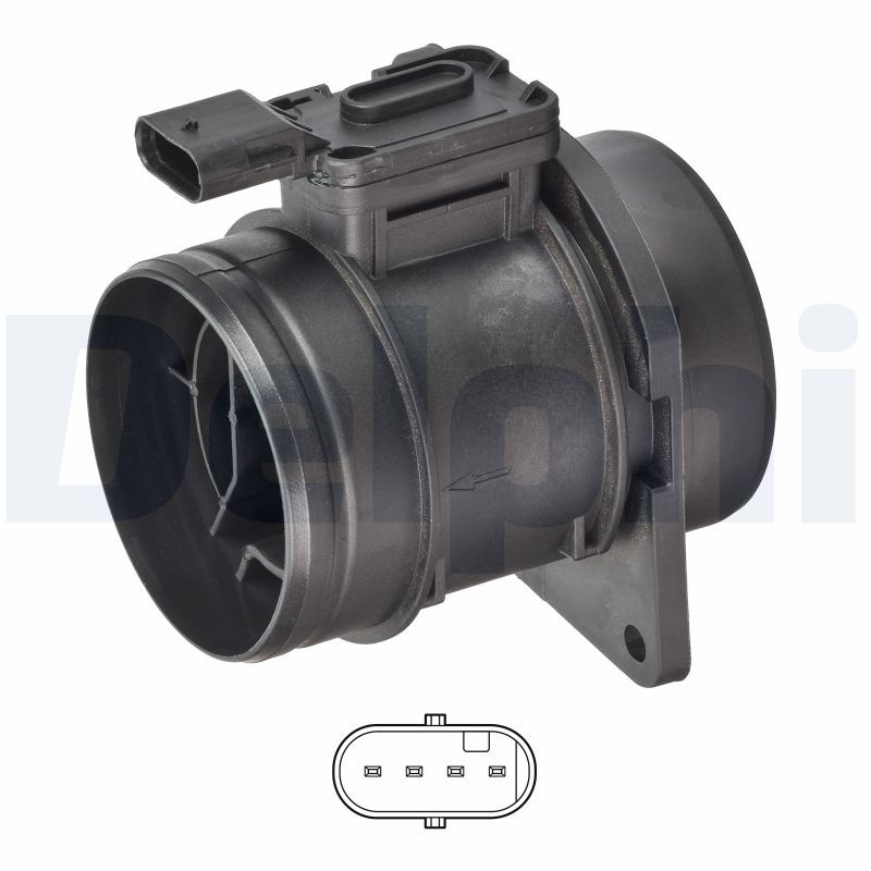 DELPHI AF10656-12B1 Mass Air Flow Sensor