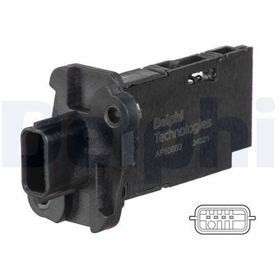 Mass Air Flow Sensor DELPHI AF10660-12B1