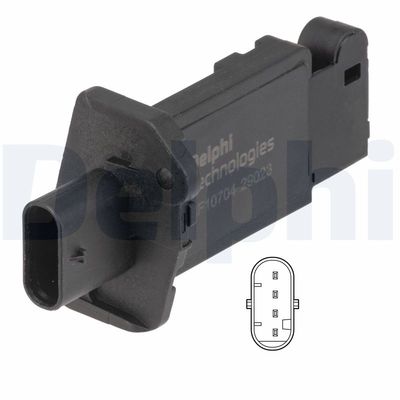 Mass Air Flow Sensor DELPHI AF10704-12B1