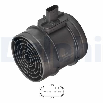 Mass Air Flow Sensor DELPHI AF10724-12B1