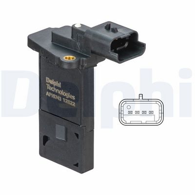Mass Air Flow Sensor DELPHI AF10743-12B1