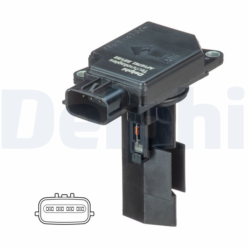 DELPHI AF10752-12B1 Mass Air Flow Sensor