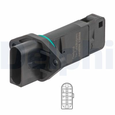 Mass Air Flow Sensor DELPHI AF10754-12B1