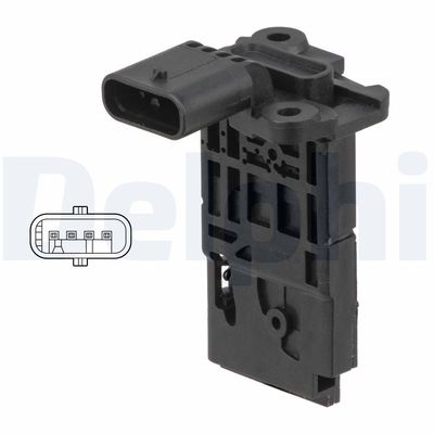 Mass Air Flow Sensor DELPHI AF10766-12B1