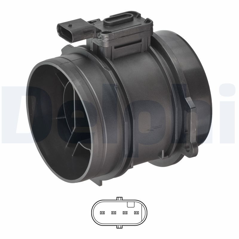 DELPHI AF10771-12B1 Mass Air Flow Sensor