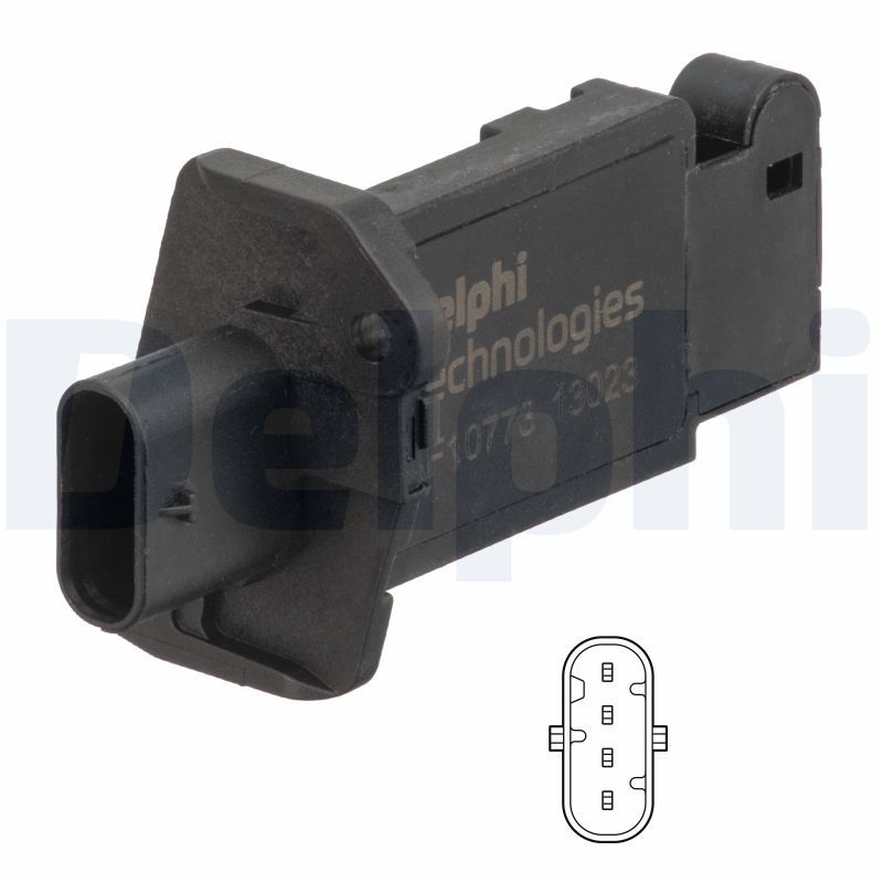 DELPHI AF10773-12B1 Mass Air Flow Sensor