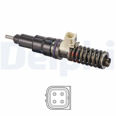 Injector DELPHI BEBE4L07001