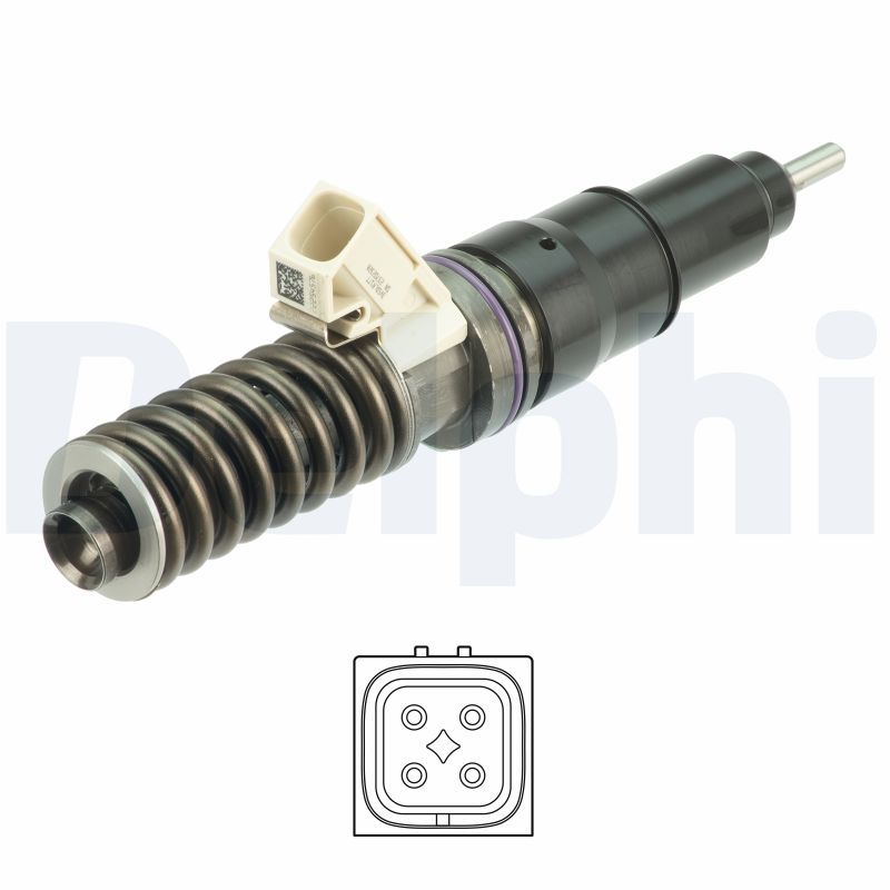 DELPHI BEBE4P03001-12B1 Injector