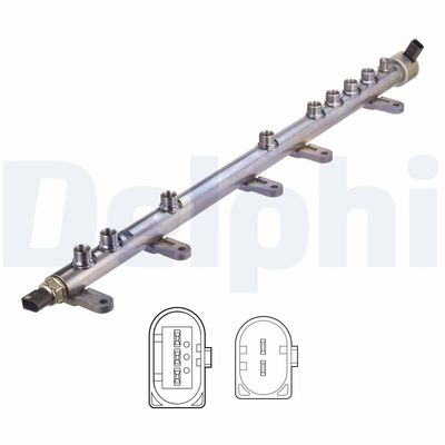 Distributor Pipe, fuel DELPHI BEBR3B01100