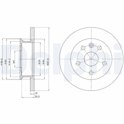 Brake Disc DELPHI BG2602
