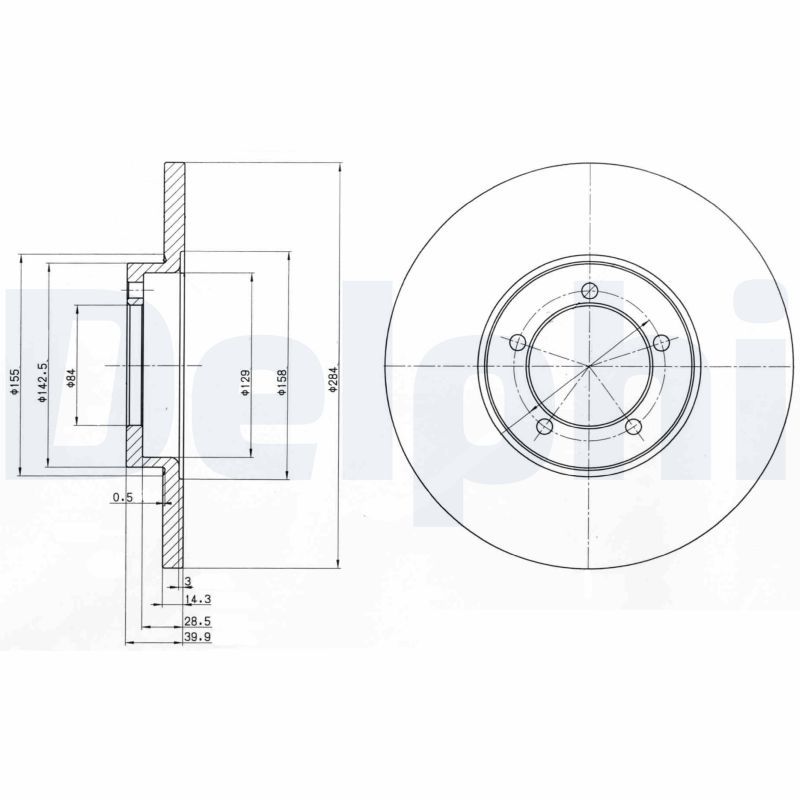 DELPHI BG2902 Brake Disc