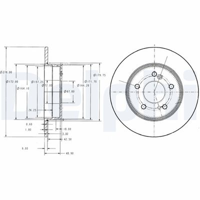 Brake Disc DELPHI BG3326C