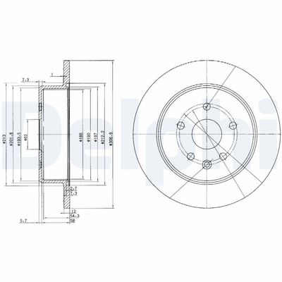 Brake Disc DELPHI BG3907