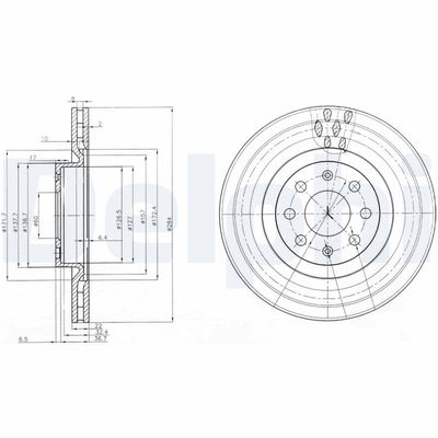 Brake Disc DELPHI BG3944
