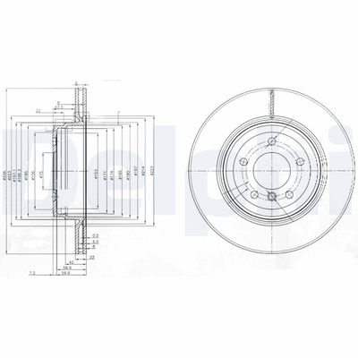 Brake Disc DELPHI BG3961