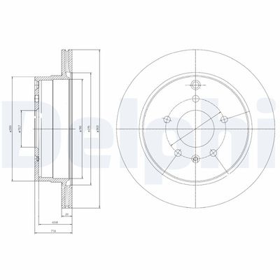 Brake Disc DELPHI BG4069