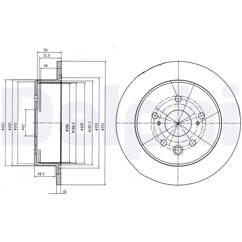 DELPHI BG4178 Brake Disc