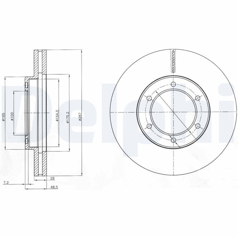 DELPHI BG4209 Brake Disc