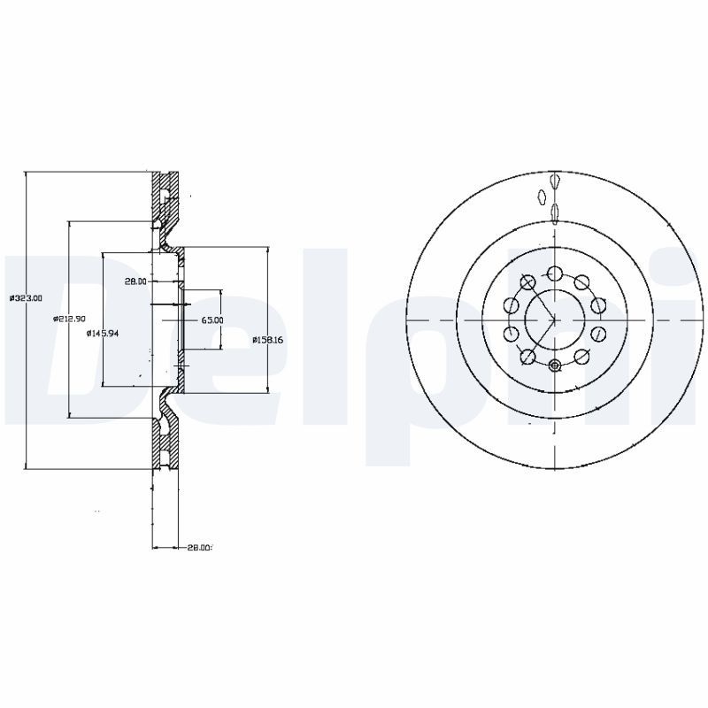 DELPHI BG4219 Brake Disc