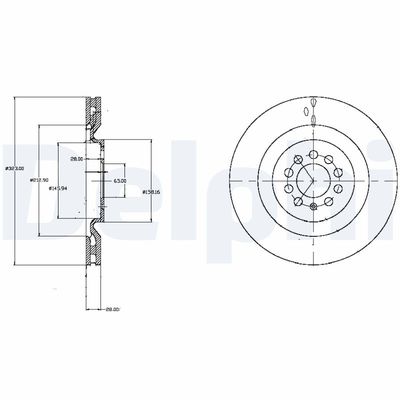 Brake Disc DELPHI BG4219
