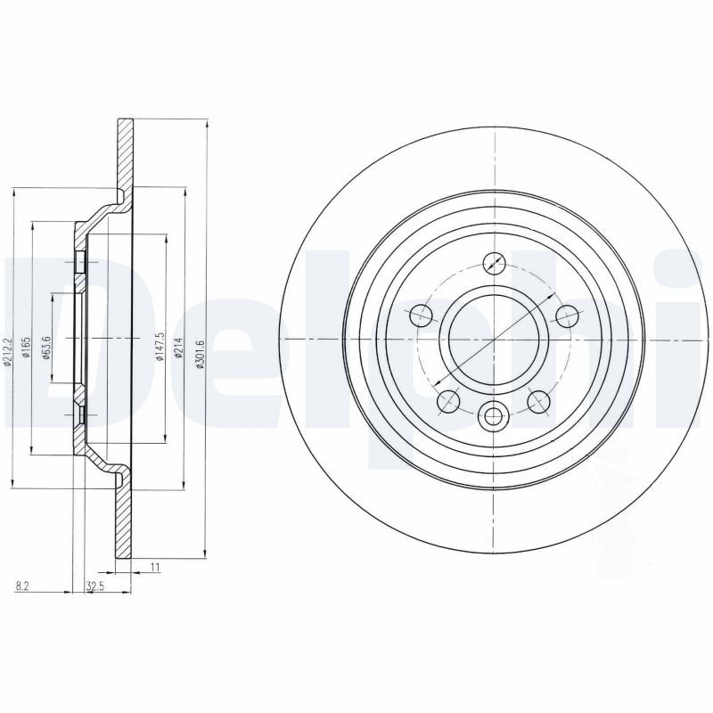 DELPHI BG4239 Brake Disc