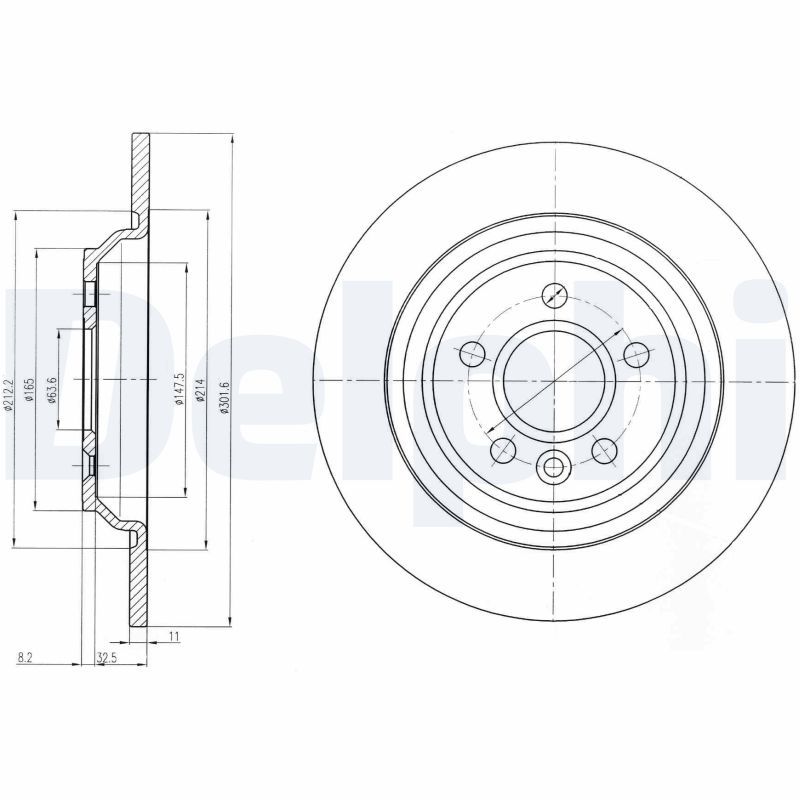 DELPHI BG4239C Brake Disc