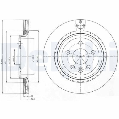 Brake Disc DELPHI BG4240
