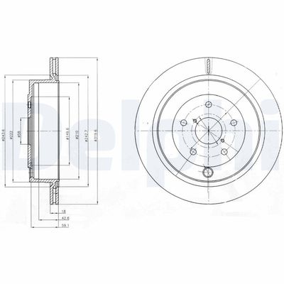 Brake Disc DELPHI BG4267