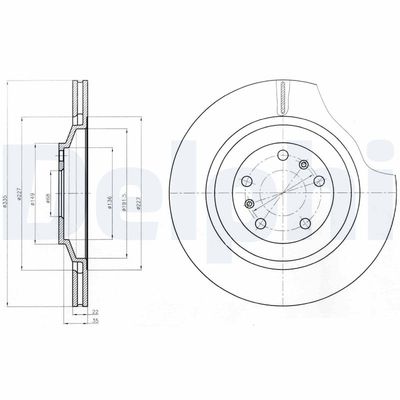 Brake Disc DELPHI BG4292