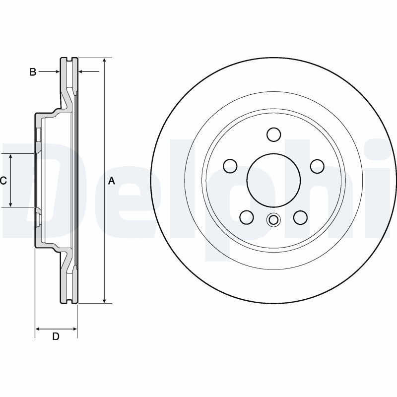 DELPHI BG4778C Brake Disc