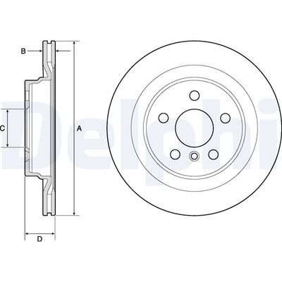 Brake Disc DELPHI BG4778C