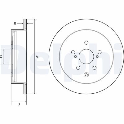 Brake Disc DELPHI BG4919C