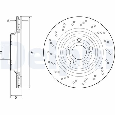Brake Disc DELPHI BG4920C