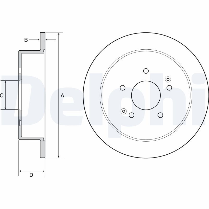 DELPHI BG4940C Brake Disc