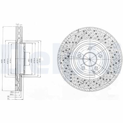 Brake Disc DELPHI BG9014