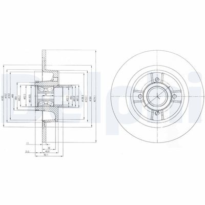 Brake Disc DELPHI BG9029RSC
