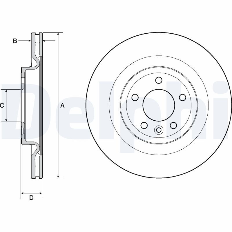 DELPHI BG9146C Brake Disc