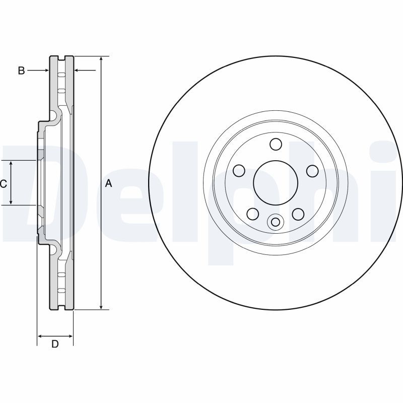 DELPHI BG9178C Brake Disc