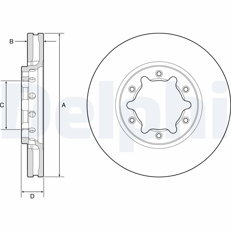 DELPHI BG9179 Brake Disc
