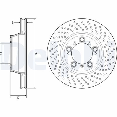 Brake Disc DELPHI BG9226C