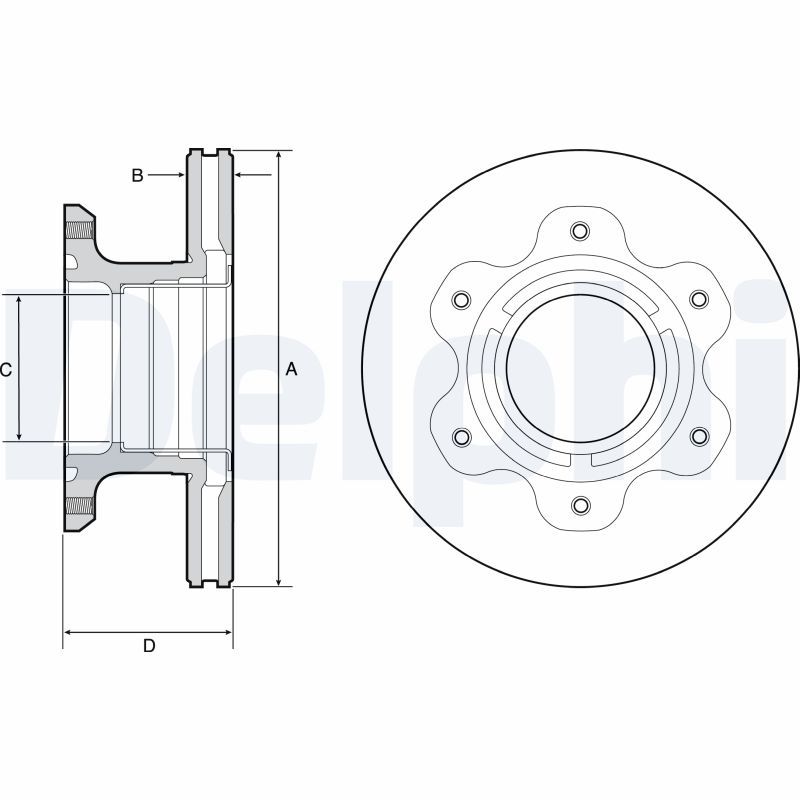 DELPHI BG9227 Brake Disc